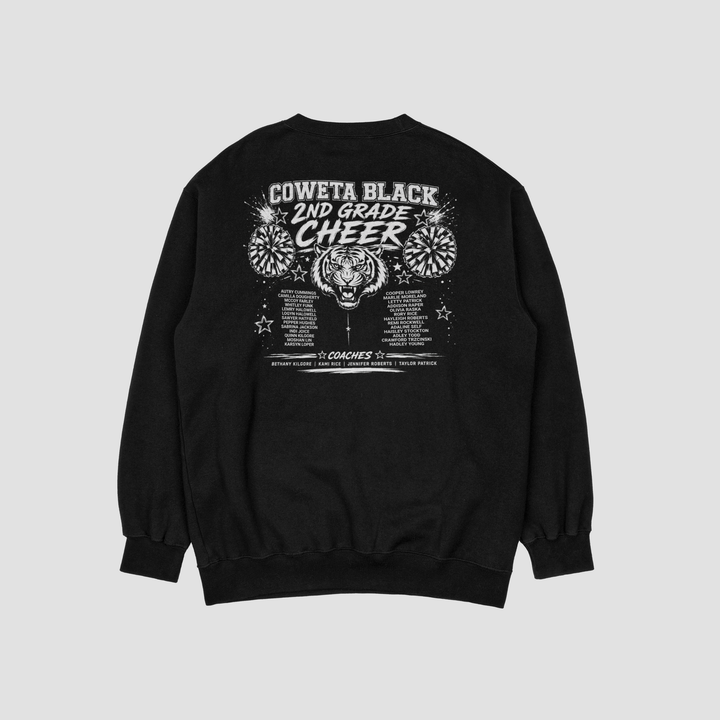 Coweta Black Cheer - 2nd 2026 - Crewneck Sweater