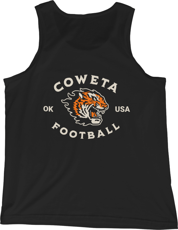 Coweta White Football - 1st 2026 - Tank top