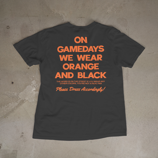 ORANGE & BLACK