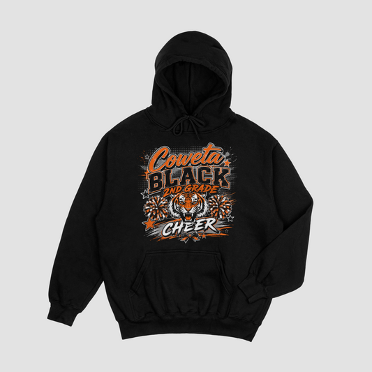 Coweta Black Cheer - 2nd 2026 - Hoodie
