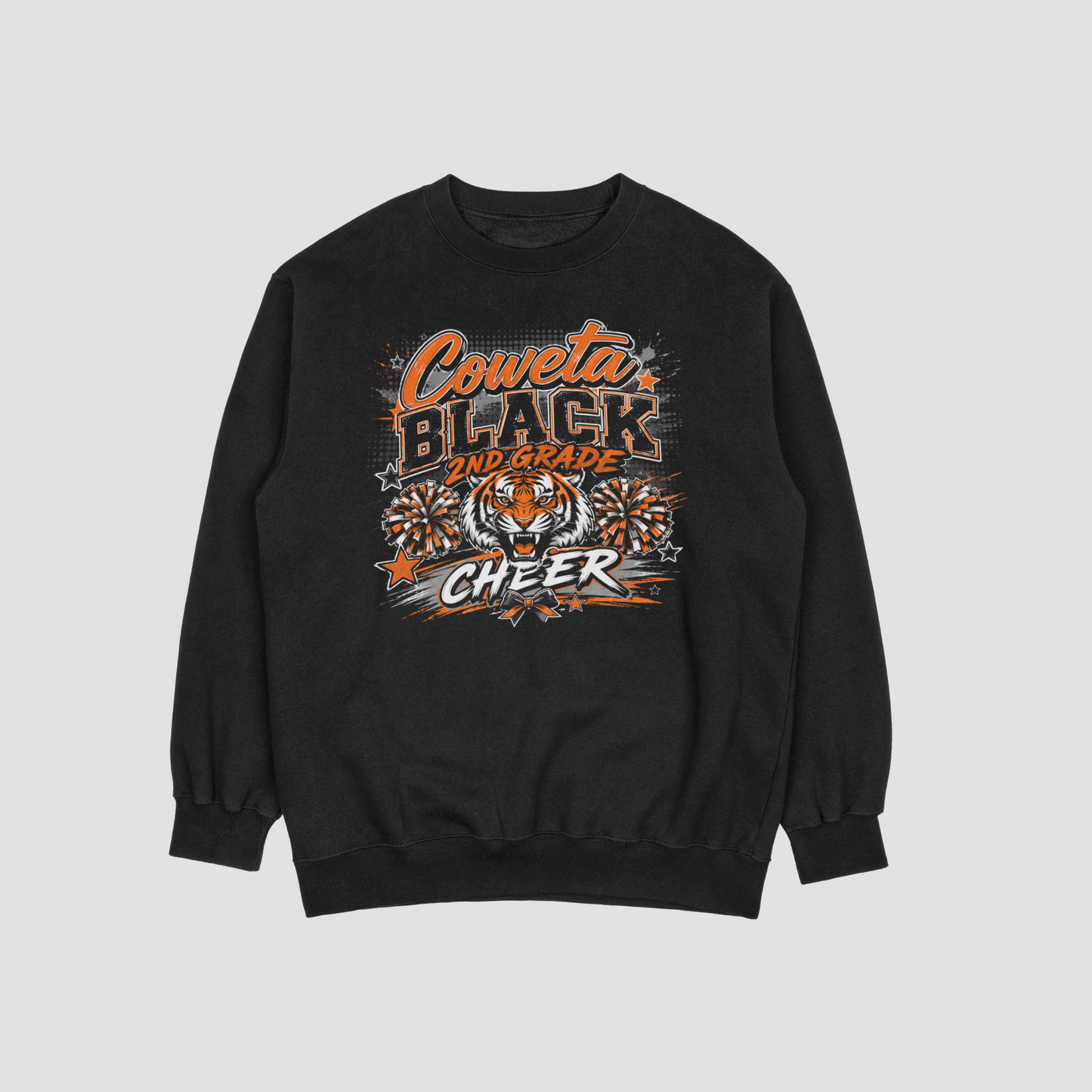 Coweta Black Cheer - 2nd 2026 - Crewneck Sweater