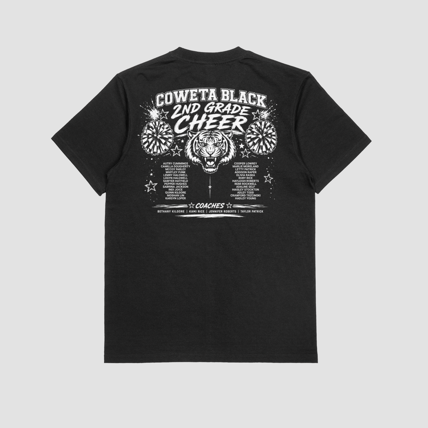 Coweta Black Cheer - 2nd 2026 - T-Shirt