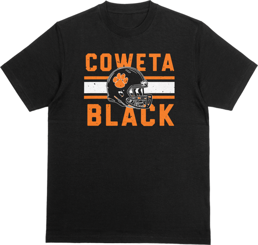 Coweta Black Football - 1st 2026 - T-Shirt
