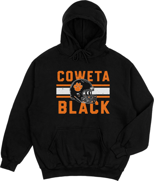 Coweta Black Football - 1st 2026 - Hoodie