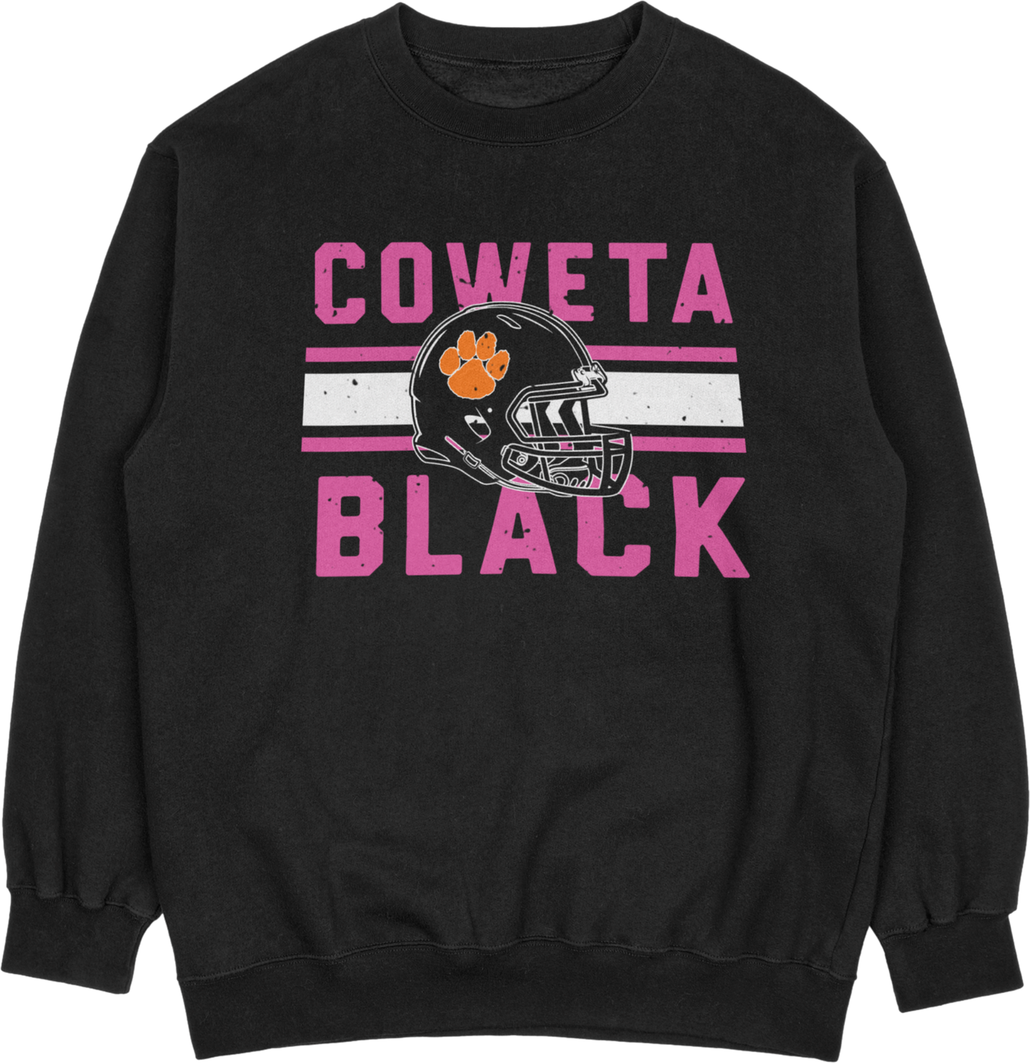 Coweta Black Football - 1st 2026 - Crewneck Sweater