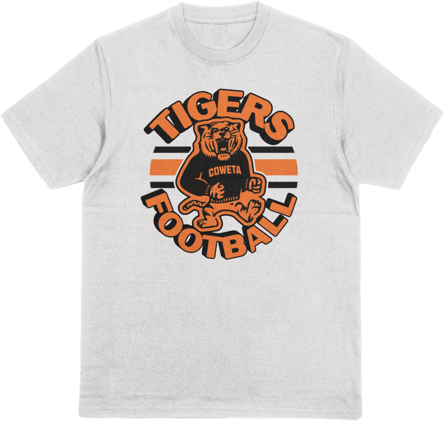 Coweta White Football - 4th 2026 - T-Shirt - Ash Grey