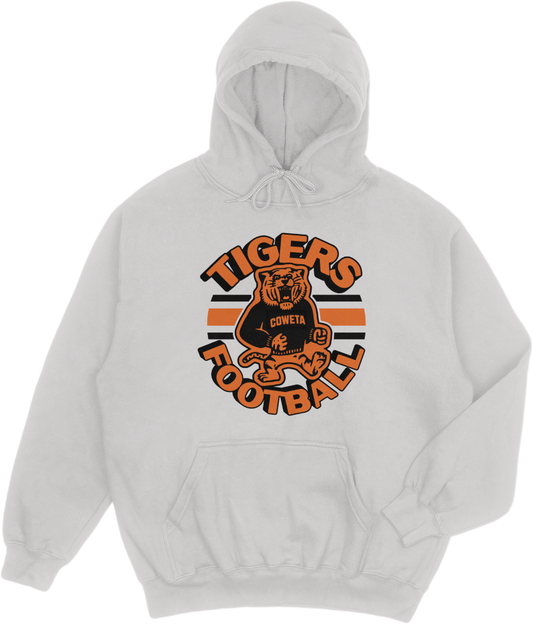 Coweta White Football - 4th 2026 - Hoodie - Light Grey