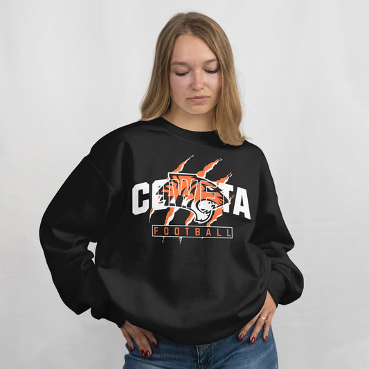 COWETA WHITE 1ST GRADE FOOTBALL 2025 - Crew neck sweat shirt