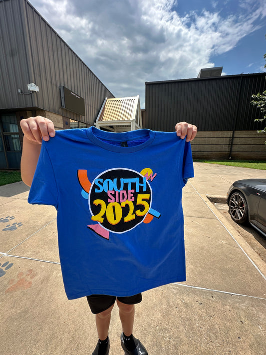 SOUTHSIDE ELEMENTARY 2025 - 90's Shirt - Royal