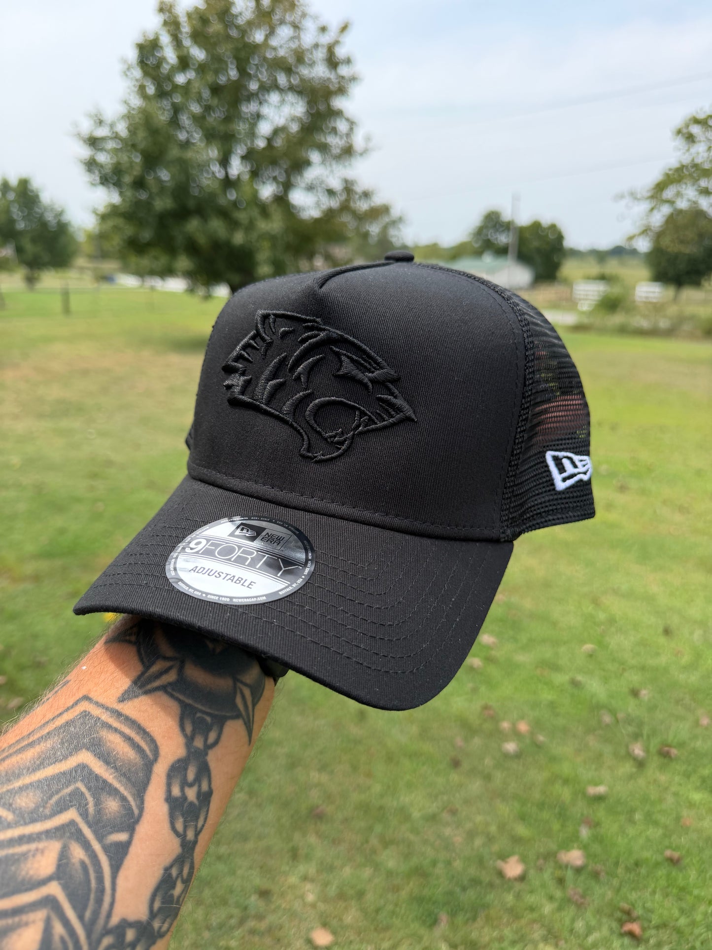 COWETA TIGERS - BLACK OUT TIGER - NEW ERA TRUCKER