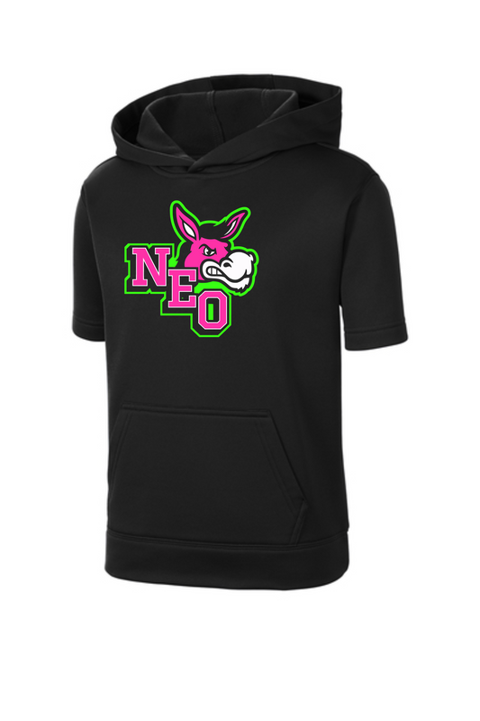 NEO Donkeys Short Sleeve Fleece Hoodie
