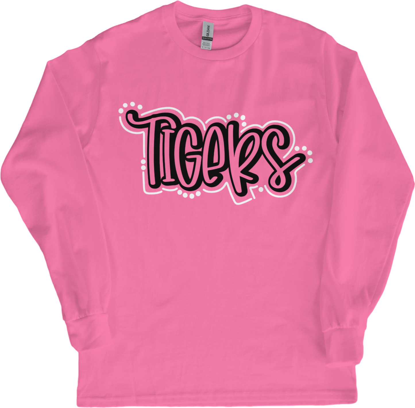 Coweta Central Pink Tigers - Long Sleeve T-Shirt